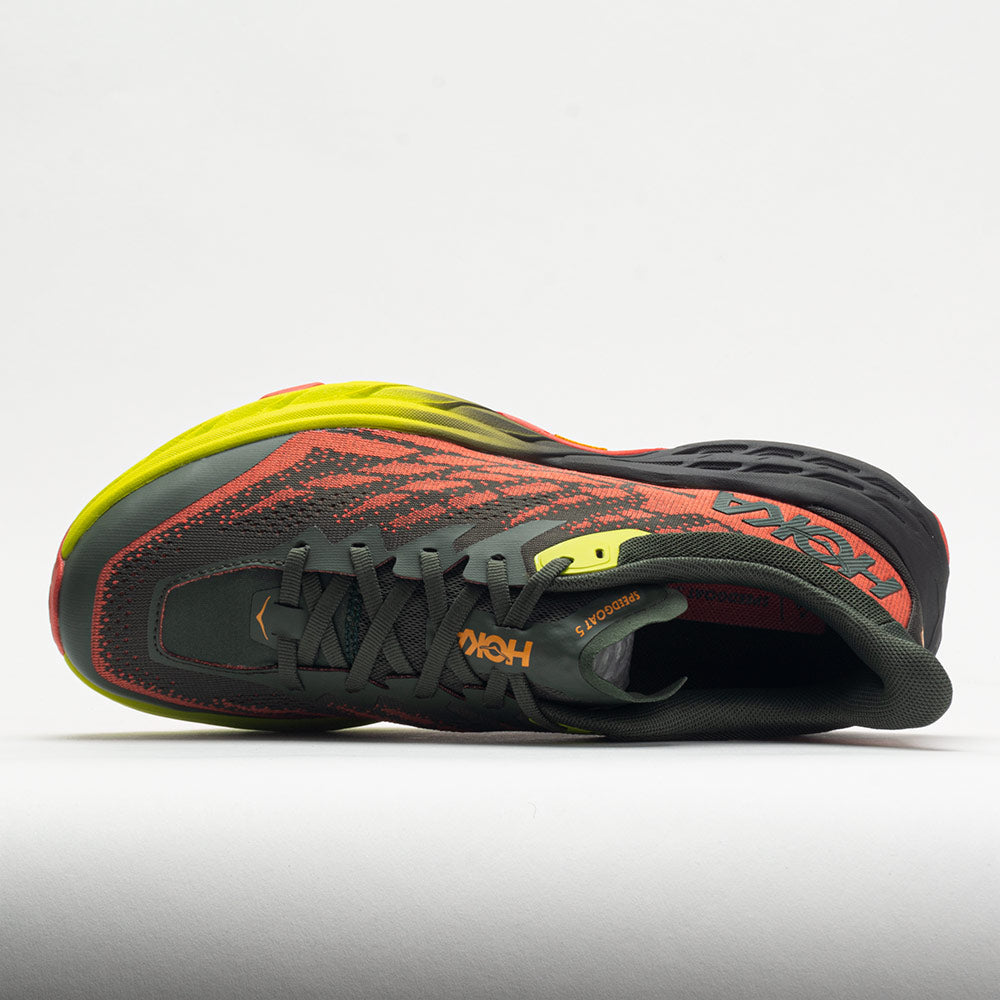 HOKA Speedgoat 5 Men's  Thyme/Fiesta