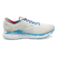 Men's Brooks Trace 2, White/Gray/Alaskan Blue, 10.5 D Medium