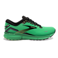 Men's Brooks Ghost 15, Green/Black/Sharp Green, 13 D Medium