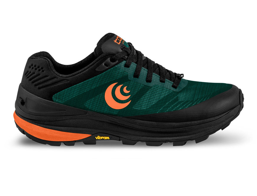 Men's Topo Athletic Ultraventure Pro, Forest/Orange, 10 D Medium