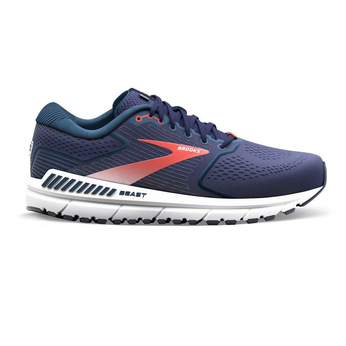 Men's Brooks Beast '20, Peacoat/Midnight/Red, 11 4E Extra Wide