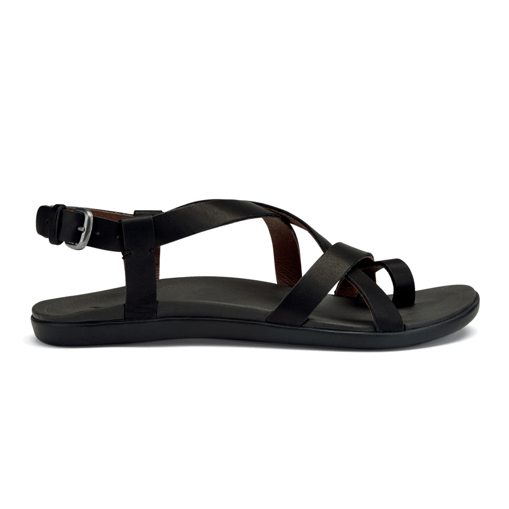 Women's Olukai Upena, Black, 9 B Medium