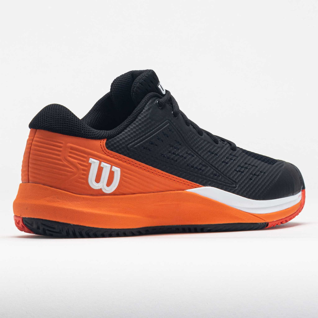 Wilson Rush Pro Ace Men's  Black/Vermillion Orange/White