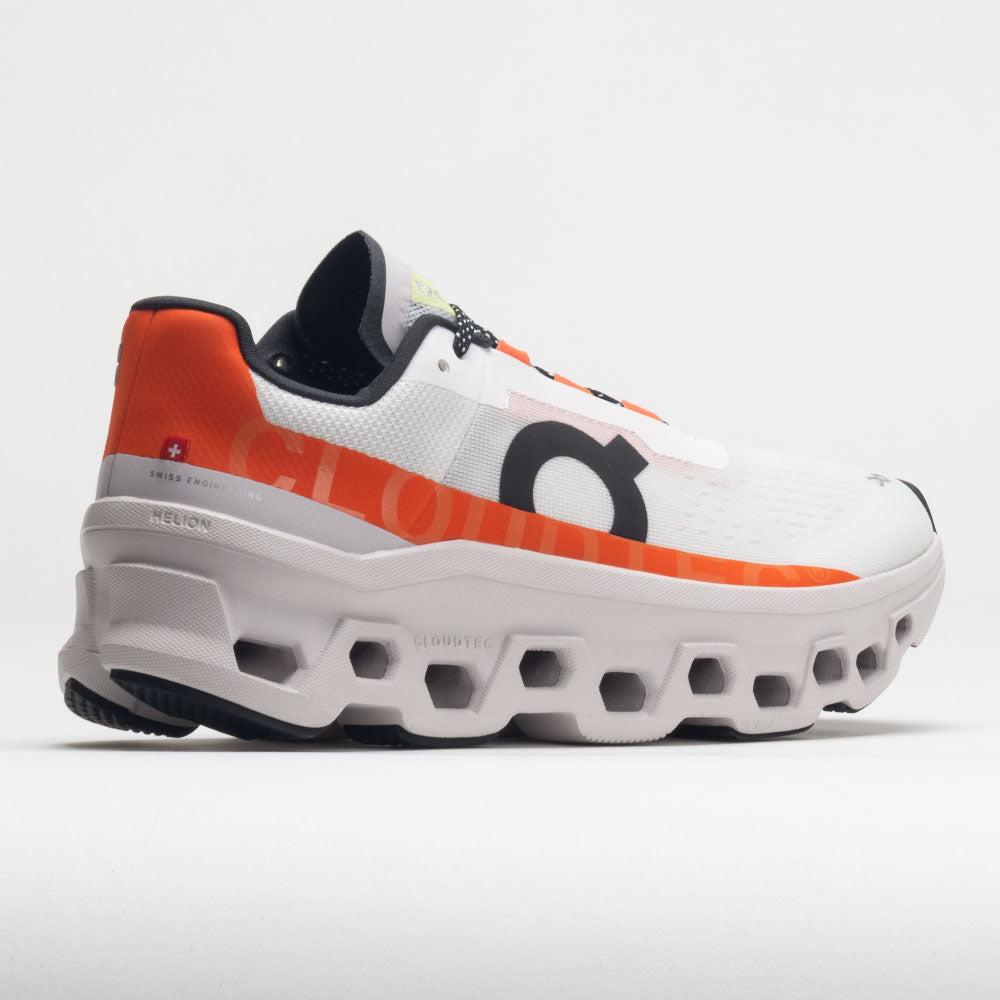 On Cloudmonster Women's  Undyed White/Flame