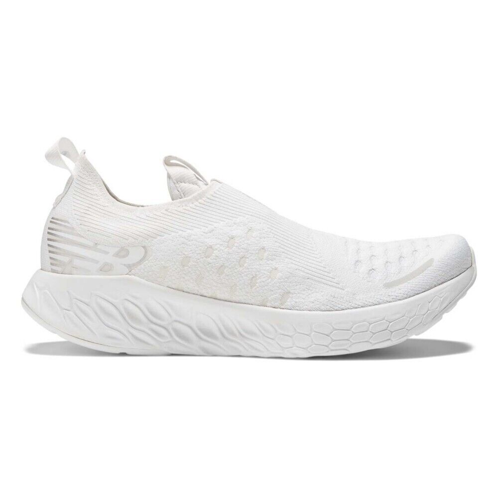 Women's New Balance Fresh Foam X 1080 Unlaced, White/White, 7.5 D Wide