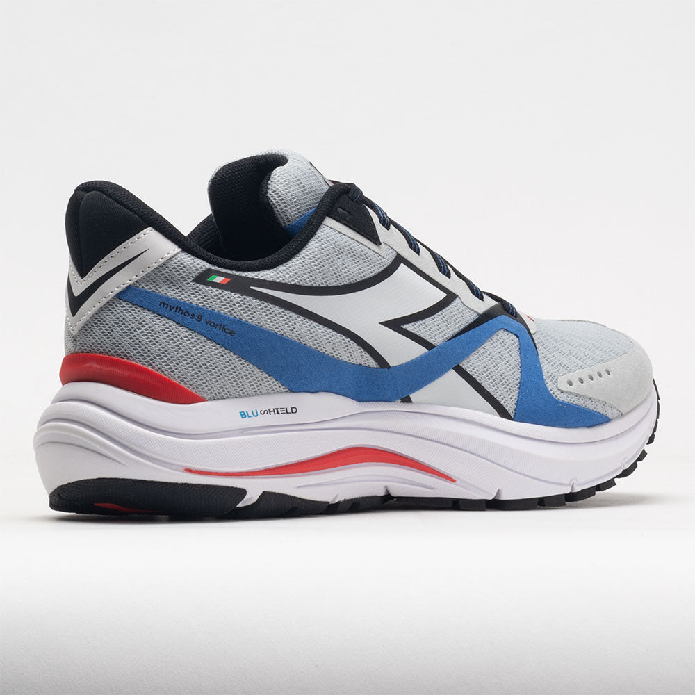 Diadora Mythos Blushield 8 Vortice Men's  Silver/White/Black