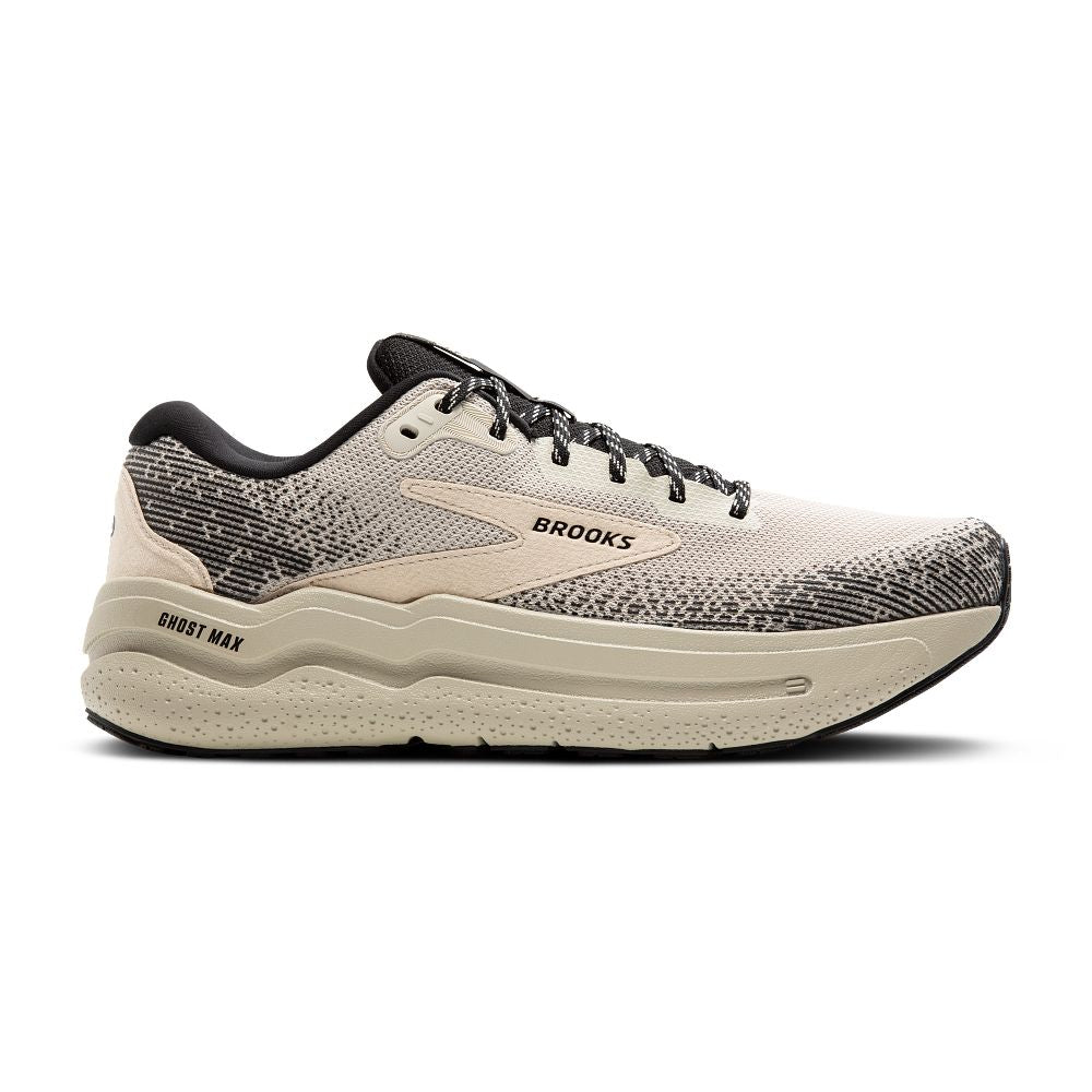 Women's Brooks Ghost Max 2, Pelican/Pelican/Black, 9.5 B Medium