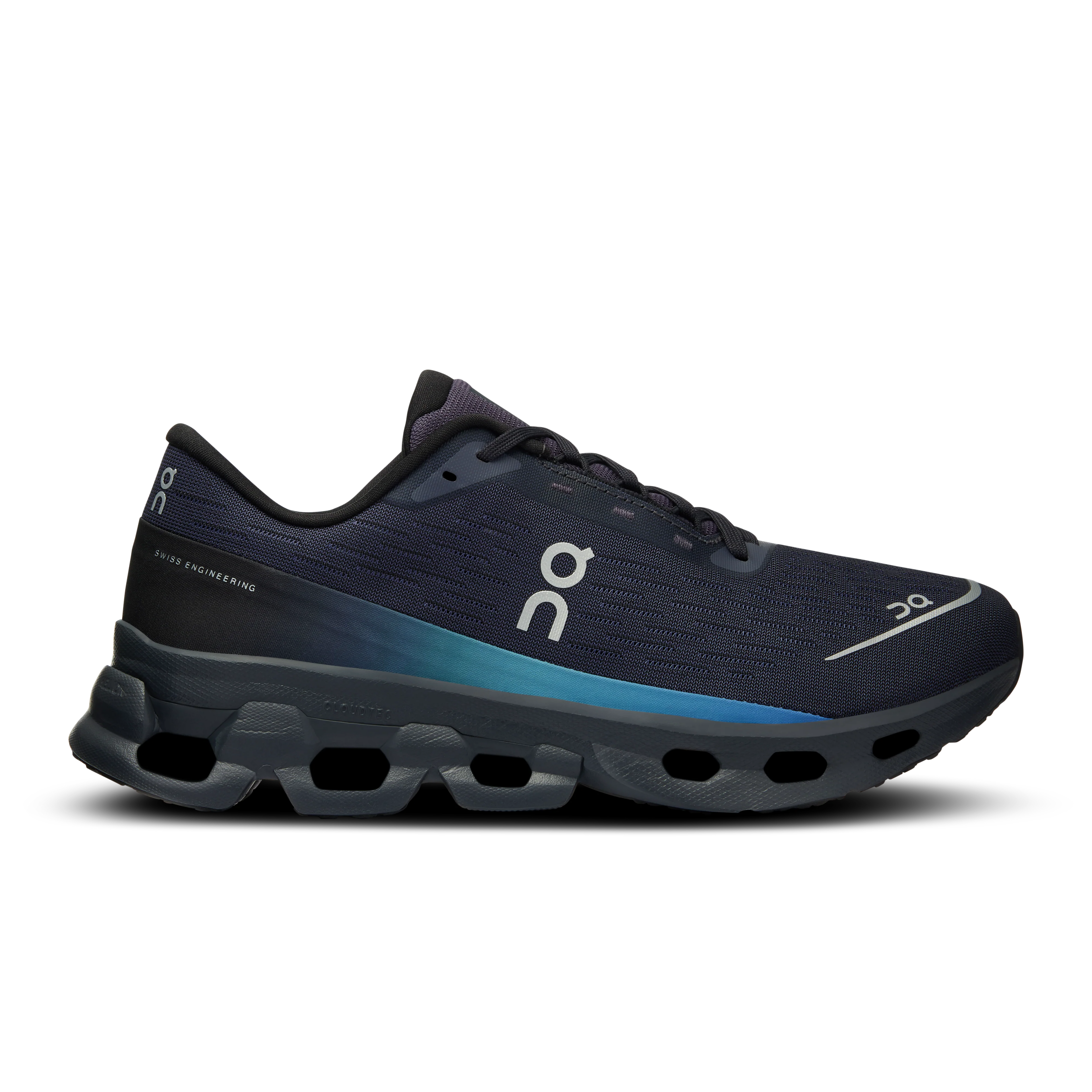 Women's On Cloudspark, Black/Blueberry, 8 B Medium