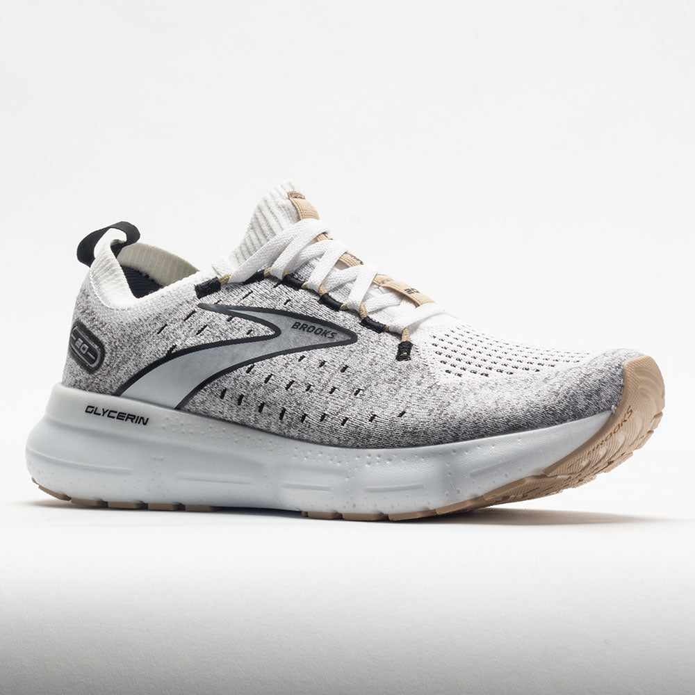 Brooks Glycerin StealthFit 20 Women's  White/Black/Cream