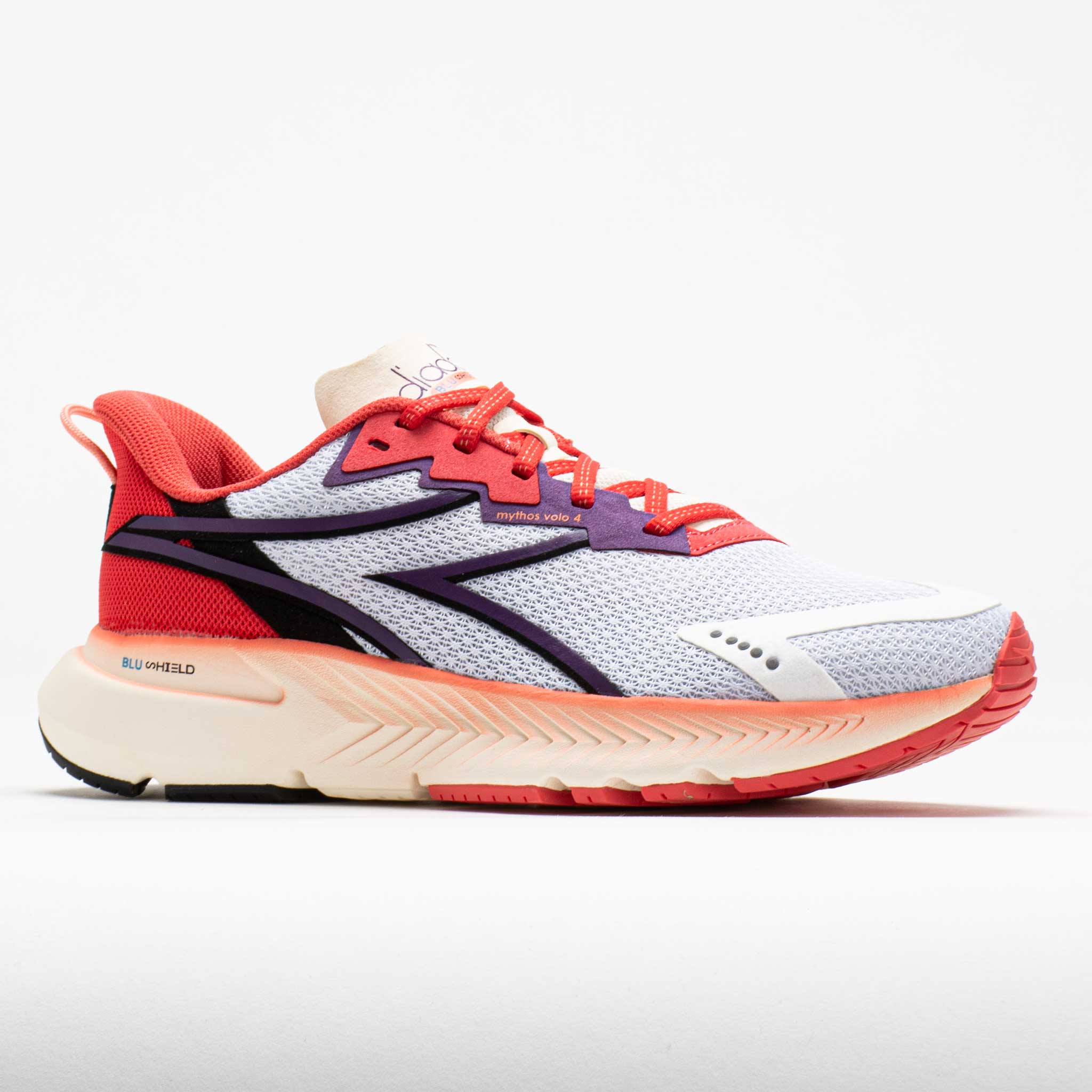 Diadora Mythos Blushield Volo 4 Women's  White/Cayenne/Sunset Purple