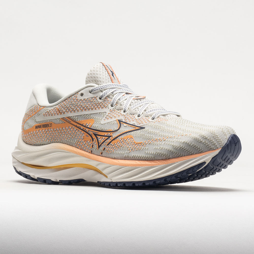 Mizuno Wave Rider 27 Mesh Women's  Snow White/Nightshadow Blue