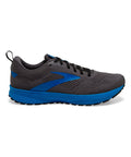 Men's Brooks Revel 5, Black/Grey/Blue, 10 D Medium